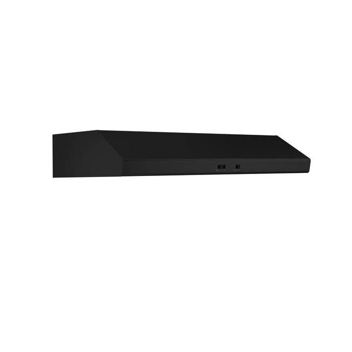 Hotte de cuisinière sous l’armoire Cyclone de Zephyr de 30 po - noire - AK6500CB