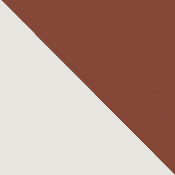 Meuble pour téléviseur Tribeca de Manhattan Comfort de 53,94 po de style moderne du milieu du 20e siècle avec pattes en bois massif - blanc cassé et rose orangé Terra