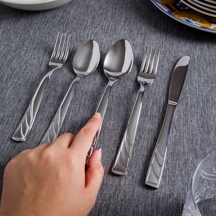 Ensemble De Couverts En Acier Inoxydable Italien Arimi Emilia 20 Pieces - Service Pour 4