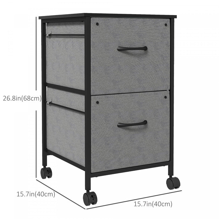 Vinsetto Vinsetto Classeur, Meuble De Rangement, Noir