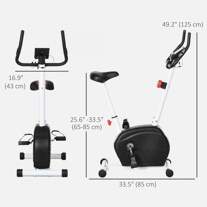Soozier Velo D'exercice Avec Resistance Magnetique A 8 Niveaux Et Roues