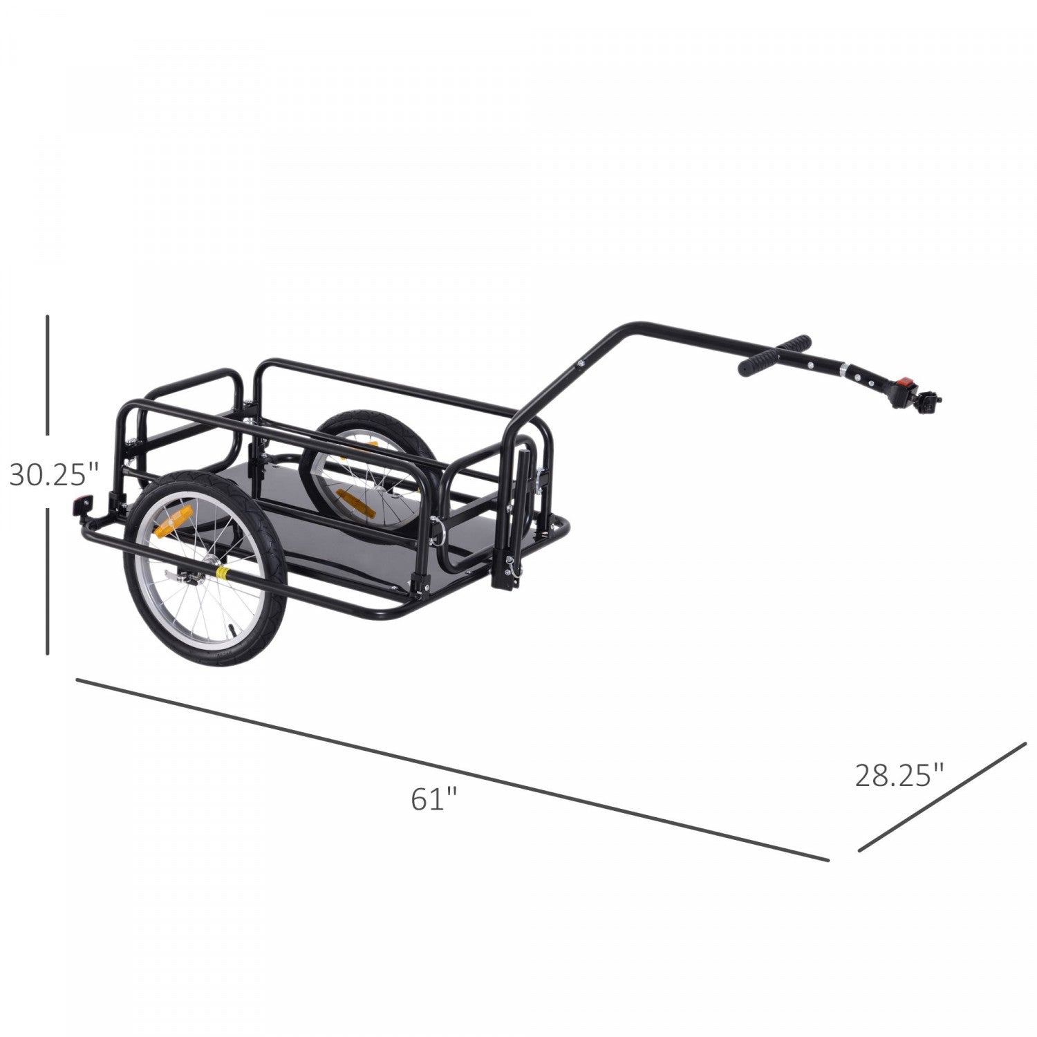 KAI Remorques de vélo - Remorque de bicyclette - acier et tissu (100 KAI Remorques de vélo - Remorque de bicyclette - acier et tissu (100