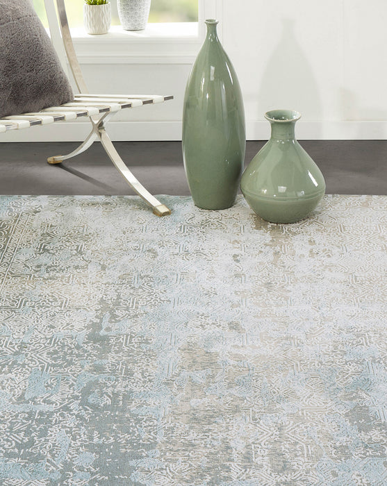 Tapis Traditionnel Elysia 8'11\" x en Bleu