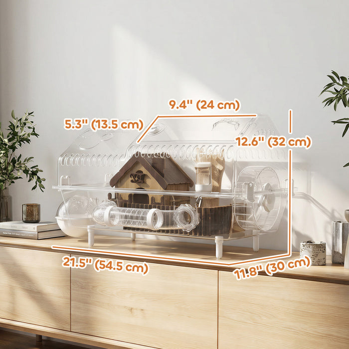 Cage pour Hamsters avec Tous les Accessoires pour Hamsters Nains