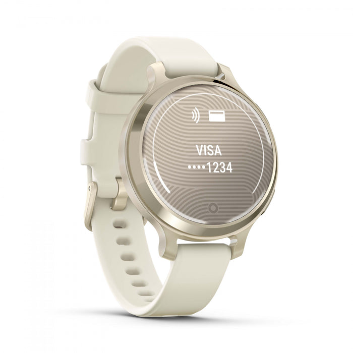  Lunar Gold With Bone Silicone Band