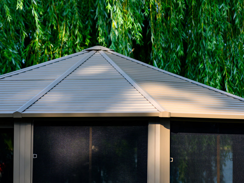 Gazebo Penguin Florence - Solarium 12x12 Toit d'acier