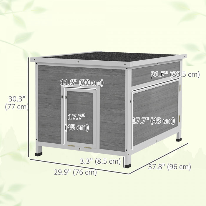 Maison pour Canards et Poules en Bois pour 3 a 6 Volailles