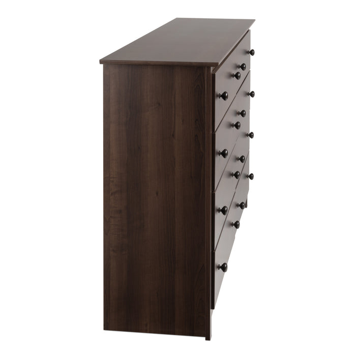Commode Fremont à 8 tiroirs - espresso