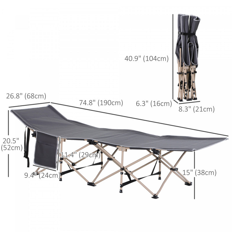 Lit De Camp Extérieur Slsy Lit De Camping Pliant, Lit Pliant 28 Pouces