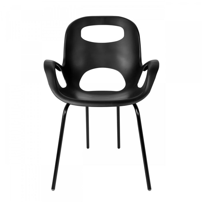 Chaise d’appoint moderne Oh de Umbra - noir mat