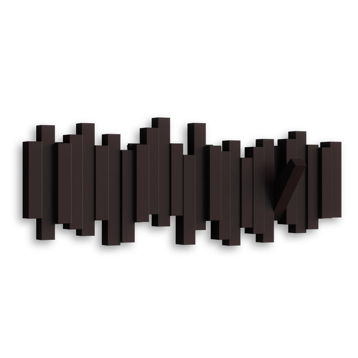 Portemanteau mural moderne Sticks de Umbra - espresso