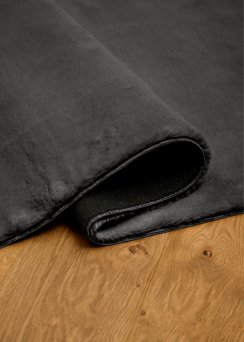 Tapis Lavable/Moelleux Argo 6'7\" x 9'0\" en Charbon