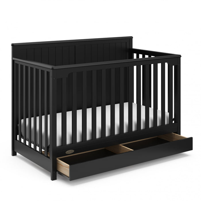 Graco Hadley Lit de bebe convertible 5-en-1 avec tiroir - Noir