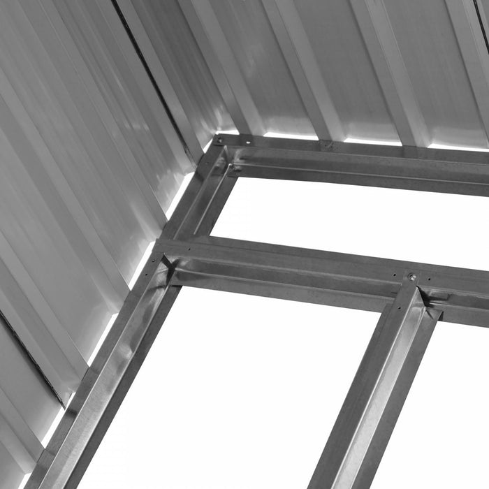 Outsunny Abri De Jardin Avec Portes Verrouillables, Vert Clair