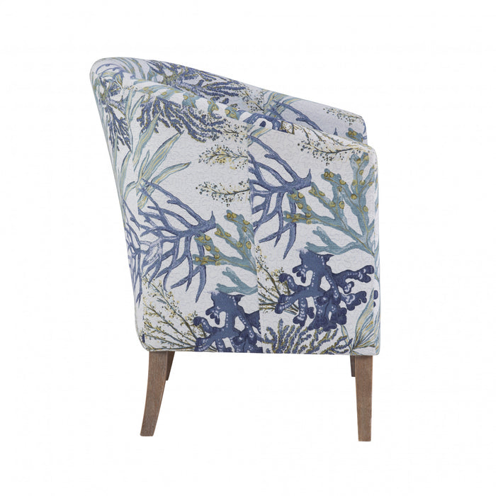 Fauteuil d’appoint Simon en tissu Oceanside - gris