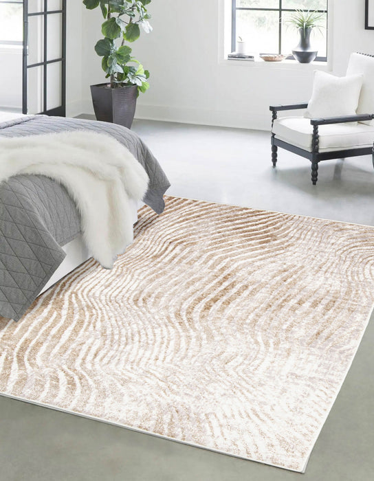 Carpette Kamala grise - 8 pi 0 po x 10 pi 0 po