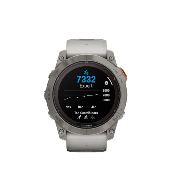 Garmin Fenix® 7x Pro Gps Smartwatch - Suivi De La Sante Avec Chargement Solaire, 51 Mm - Titane