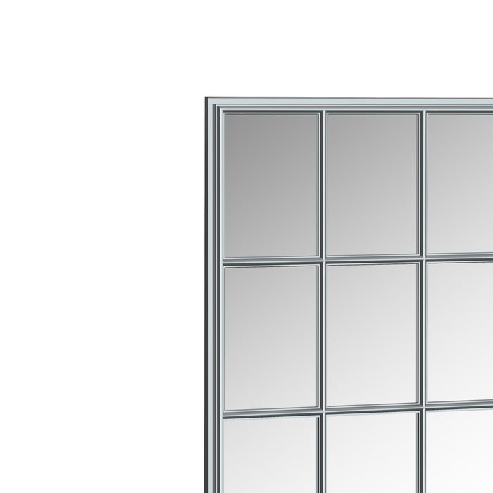 Miroir Trepion de 36 po argenté
