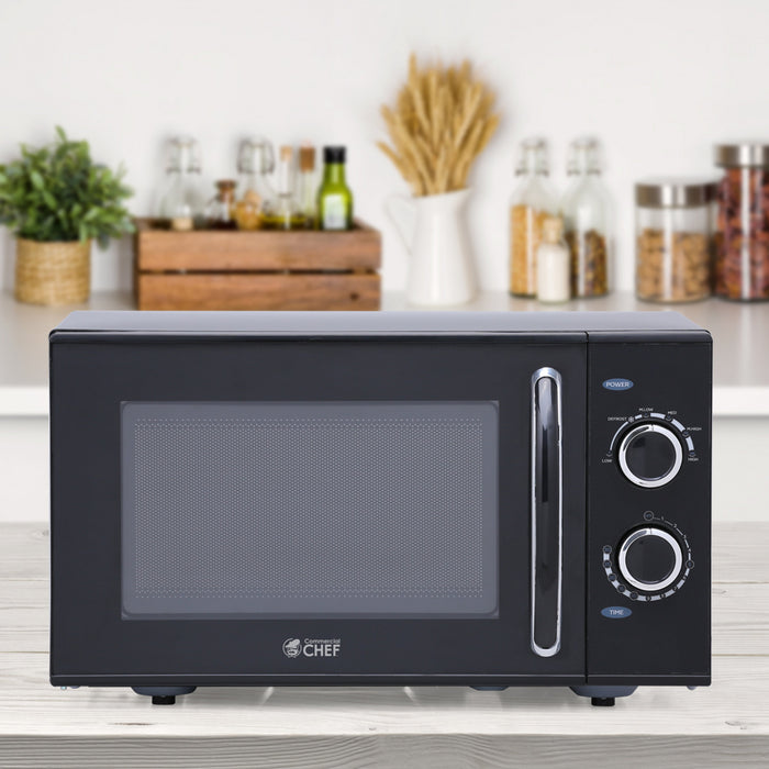 Four a micro-ondes de comptoir Commercial Chef serie CHM, 0,9 pi³, CHMH900B6C, noir