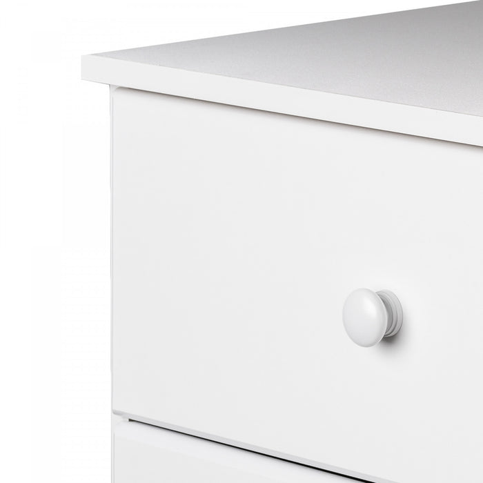 Commode Astrid à 6 tiroirs - blanche