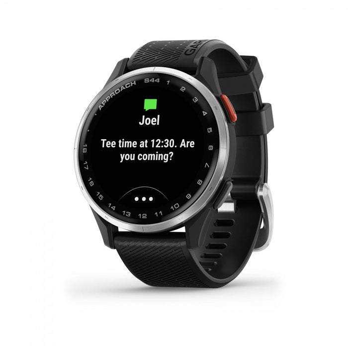  Silver Aluminum Bezel With Black Silicone Band