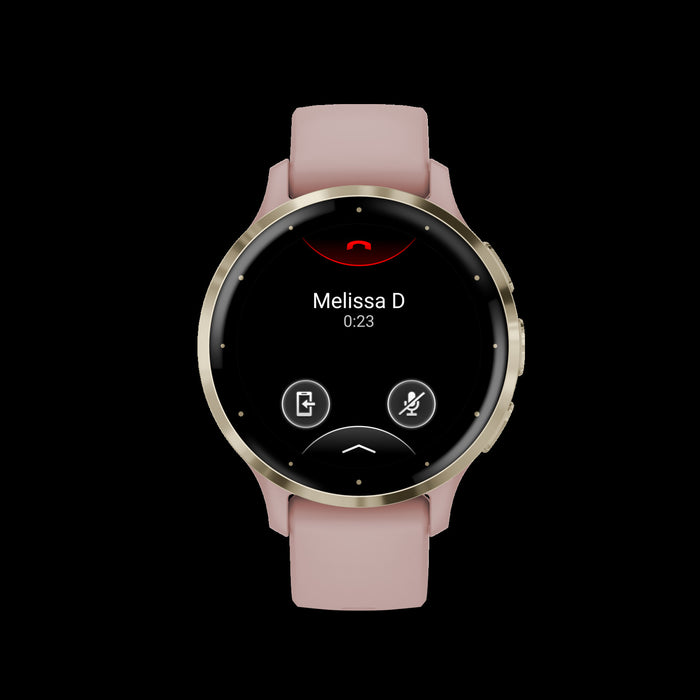 Garmin Venu® 3s Montre Gps Intelligente - Suivi De Sante Avec 14 Jours D'autonomie, 41 Mm - Boitier Rose Poussiere