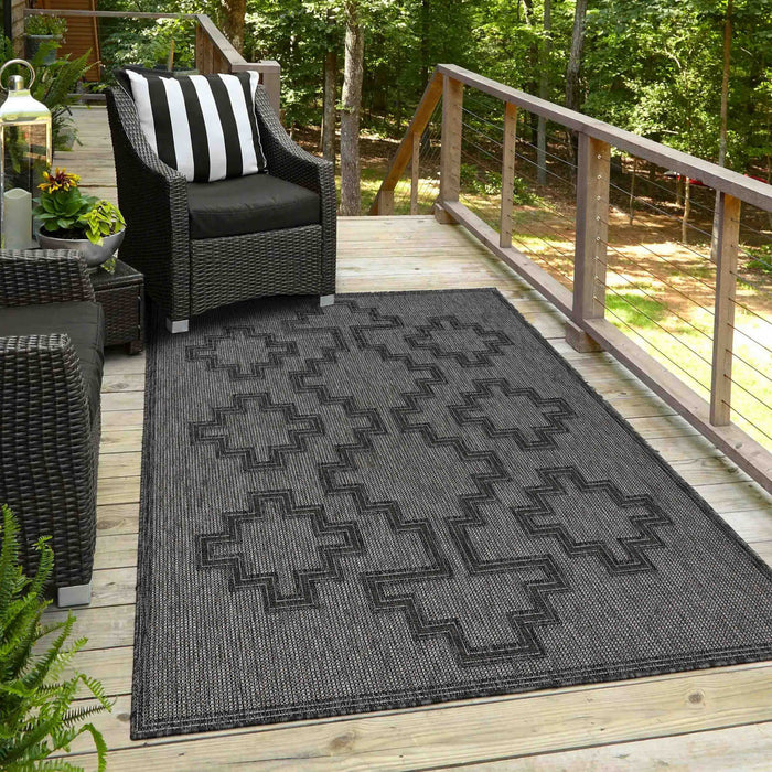 Tapis Transitionnel Esina 8'0\" x 10'0\" en Gris