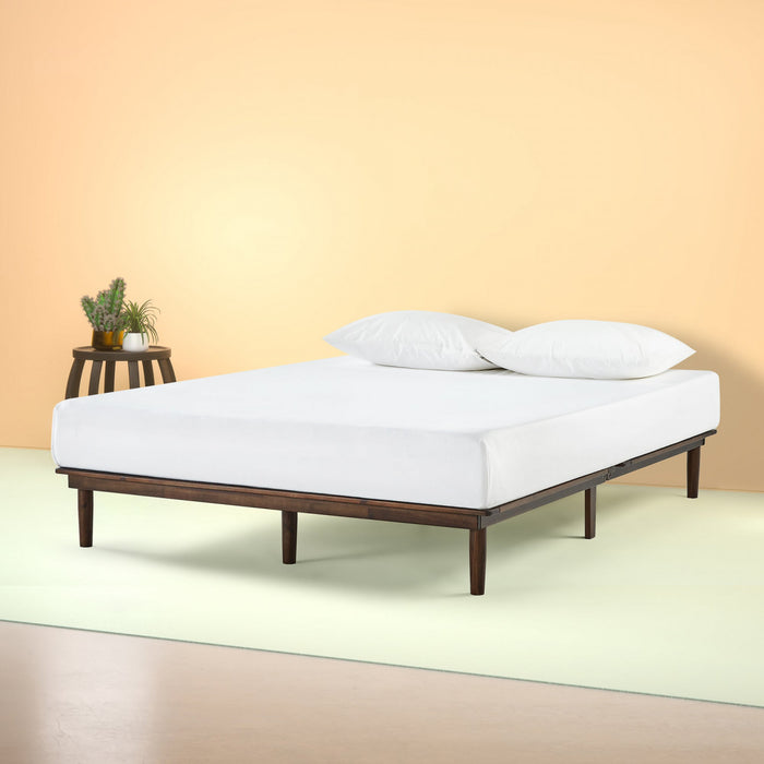 Bobbie lit plateforme pliant en bois - Grand