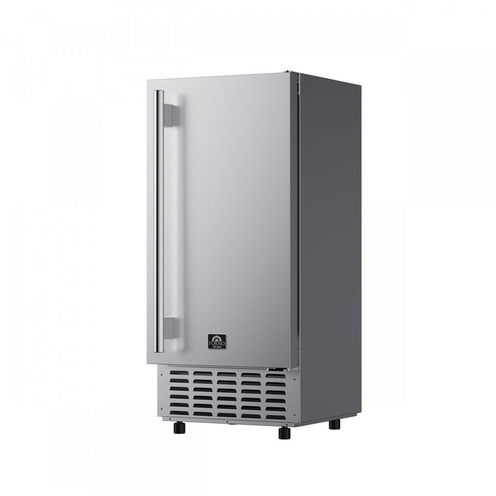 Cristallo Machine a glacons de 15 pouces autonome/sous le comptoir, 66,1 lb, acier inoxydble - FIMBI7307-15S
