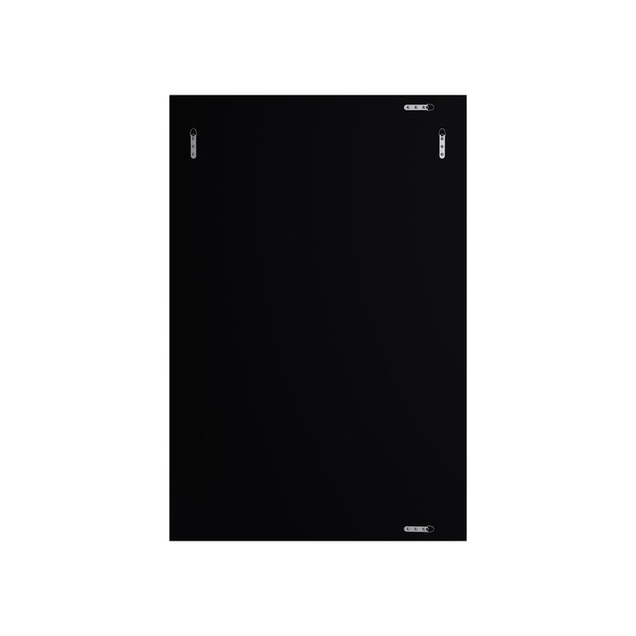 Clamp Miroir Rectangulaire Tout en Verre de 24 Pouces Chrome