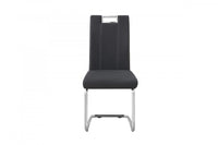  Chaise De Salle A Manger Paladin En Tissu Gris (ensemble De 2)