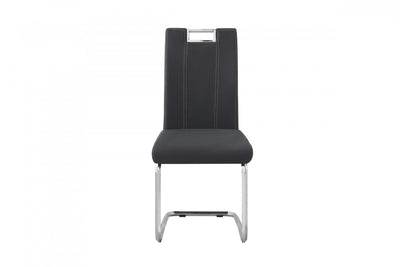 Paladin Dining Chair Grey Fabric (set Of 2) | Chaise De Salle A Manger Paladin En Tissu Gris (ensemble De 2)