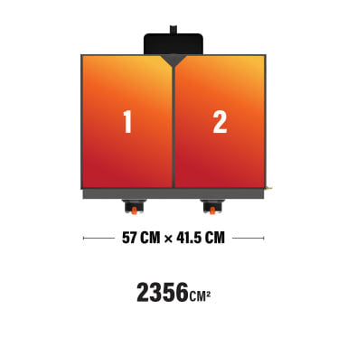 Gril de table Omnivore Blackstone 22\" avec couvercle - 2205CA