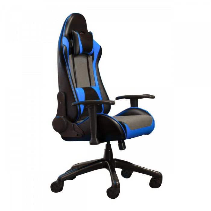 TygerClaw Fauteuil de Gaming a Dossier Haut pour un Confort Maximum (Bleu)