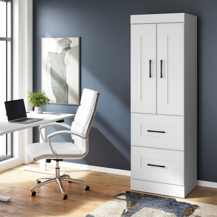 Garde-robe Edge de Bestar de 25 po (L) - blanche