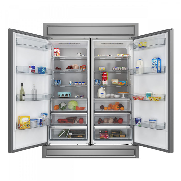 Refrigerateur convertible Maderno de 60 po, 27,2 pi³, avec grille decorative – FFFFD1722-60S