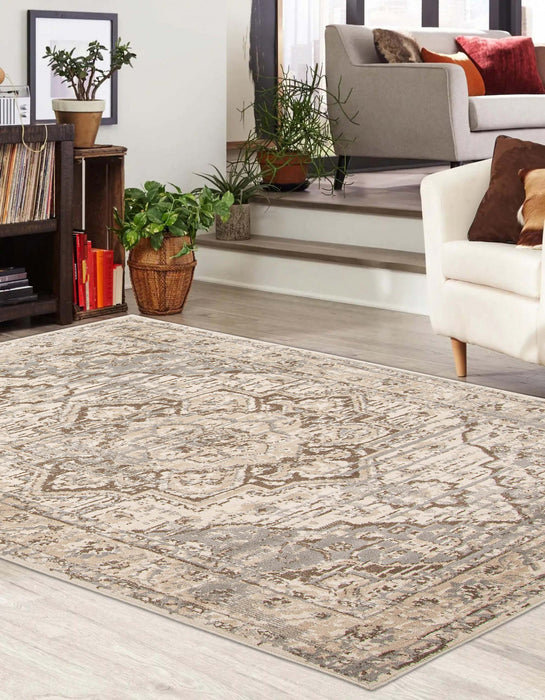 Carpette Priya beige - 5 pi 0 po x 8 pi 0 po