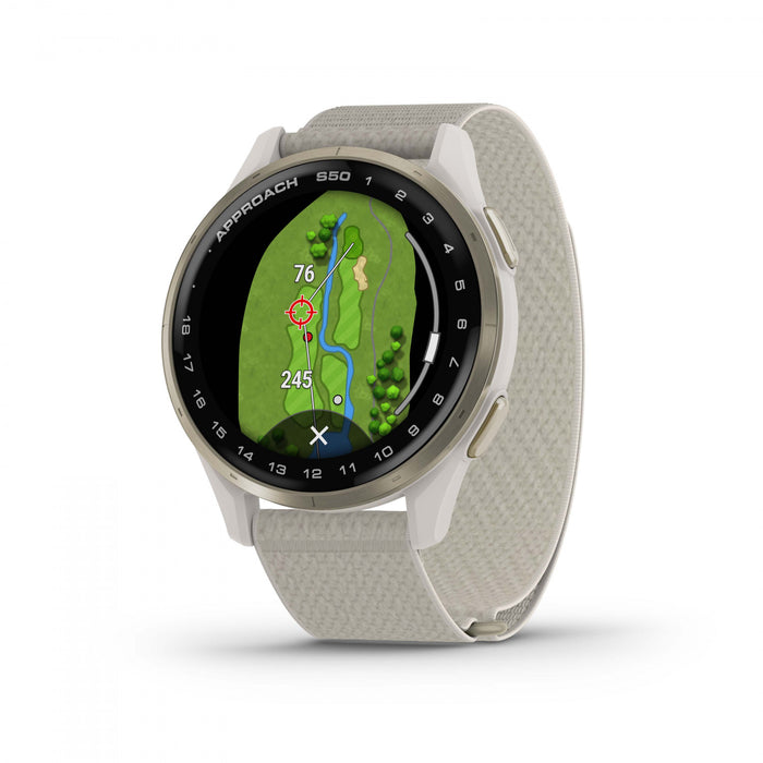 Cream Gold Aluminum Bezel With Ivory Comfortfit Nylon Band