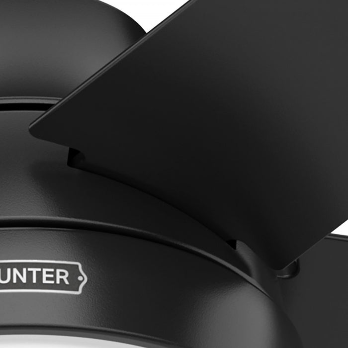 Ventilateur de plafond Aerodyne avec luminaire - Noir