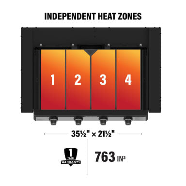 Plaque de cuisson Blackstone 36\" avec hotte - 6138