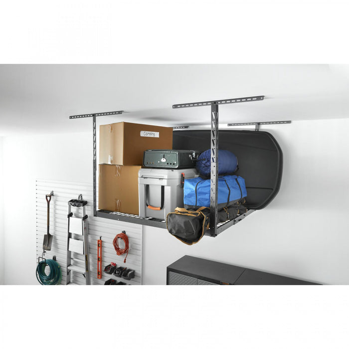 Tablette de rangement suspendue GearloftMC granite martelé de Gladiator - 4 pi x 4 pi