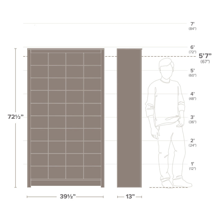 Support de rangement de Prepac pour 40 paires de chaussures - blanc