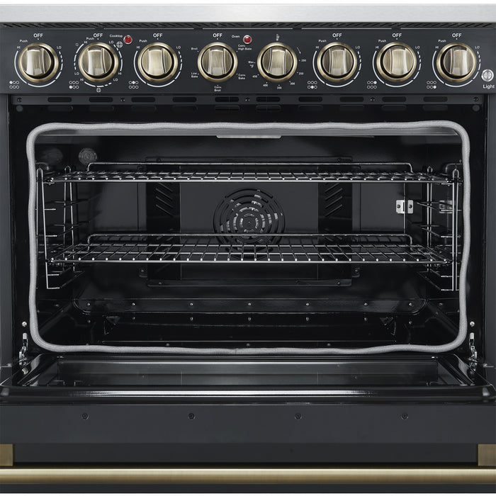Cuisiniere electrique Paolo 36 pouces, noire, 5,44 pi³ - FFSEL6011-36BLK