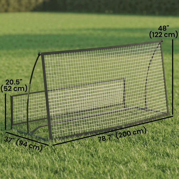 Soozier Filet de Rebond Portable 2-en-1, Pliable et Double Face
