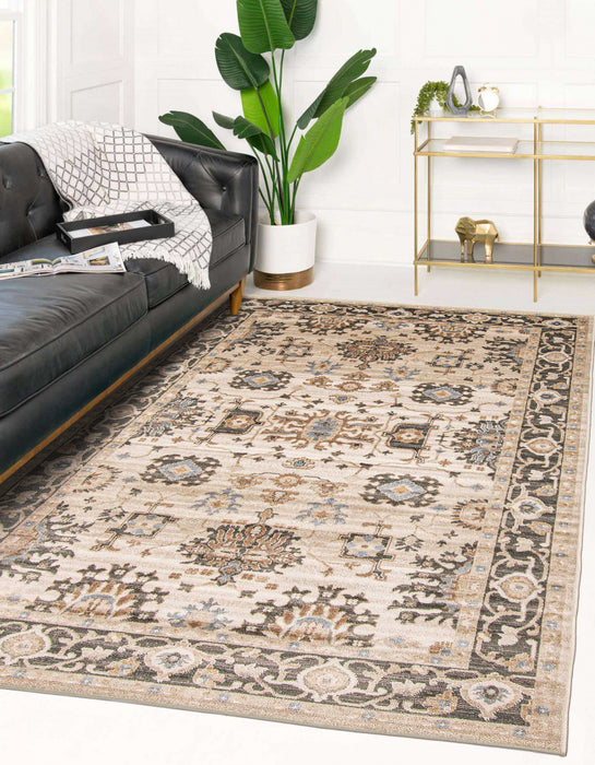 Carpette Gloria ivoire - 5 pi 0 po x 8 pi 0 po   