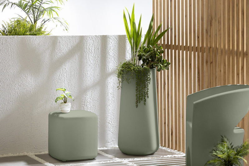 Table de bout Dalya pour l’extérieur - vert sauge