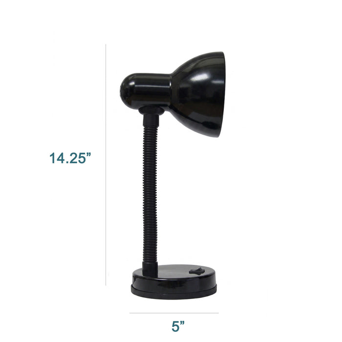 Remmer Lampe de bureau a col de cygne, Onyx, 14,25 po H