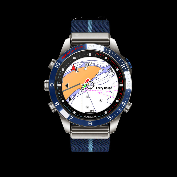 Garmin Marq® Captain (gen 2) Montre Connectee De Luxe - Pour L'aventure, La Navigation Et Avec Un Boitier En Titane