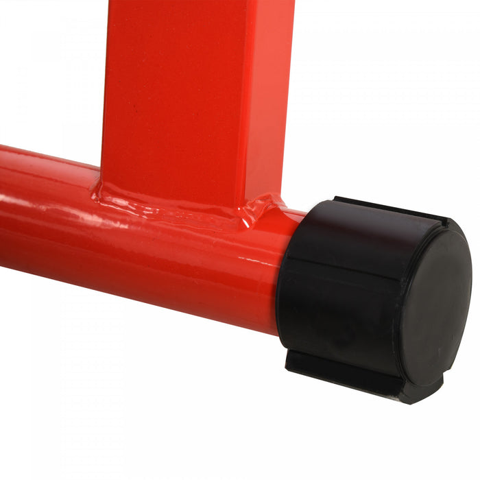 Soozier Velo Interieur Entrainement Magnetique Exercise Fitness Support De Velo Resistance A 5 Niveaux - Rouge