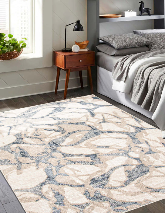 Carpette Azalea ivoire - 5 pi 0 po x 8 pi 0 po   
